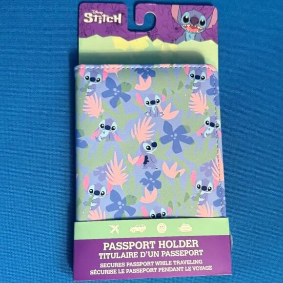 BRAND NEW ~ NWT GORGEOUS DISNEY STITCH PASSPORT HOLDER / ID / CREDIT CARD HOLDER - Picture 1 of 10
